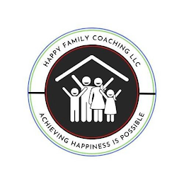 HAPPY FAMILY COACHING LLC ACHIEVING HAPPINESS IS POSSIBLE logo