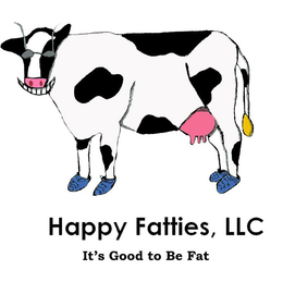 HAPPY FATTIES, LLC IT'S GOOD TO BE FAT logo