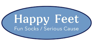 HAPPY FEET FUN SOCKS / SERIOUS CAUSE logo