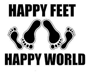 HAPPY FEET HAPPY WORLD logo