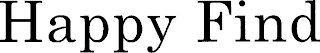 HAPPY FIND logo
