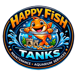 HAPPY FISH TANKS • MAINTENANCE • AQUARIUM SERVICES • logo