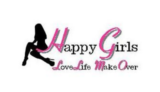 HAPPY GIRLS LOVE LIFE MAKE OVER logo