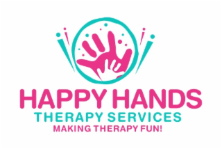 HAPPY HANDS THERAPY SERVICES MAKING THERAPY FUN! logo