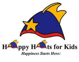 HAPPY HATS FOR KIDS HAPPINESS STARTS HERE! logo