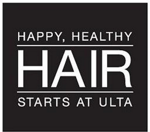 HAPPY, HEALTHY HAIR STARTS AT ULTA logo
