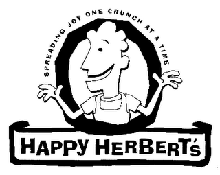 HAPPY HERBERT'S SPREADING JOY ONE CRUNCH AT A TIME logo
