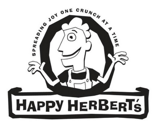 HAPPY HERBERT'S SPREADING JOY ONE CRUNCH AT A TIME logo