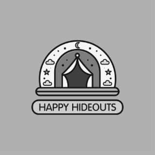 HAPPY HIDEOUTS logo