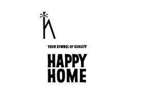 HAPPY HOME H YOUR SYMBOL OF QUALITY logo