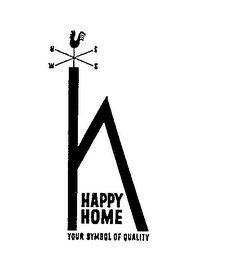 HAPPY HOME YOUR SYMBOL OF QUALITY logo