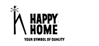 HAPPY HOME YOUR SYMBOL OF QUALITY H logo