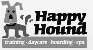 HAPPY HOUND TRAINING · DAYCARE · BOARDING · SPA logo