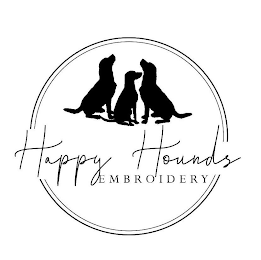 HAPPY HOUNDS EMBROIDERY logo