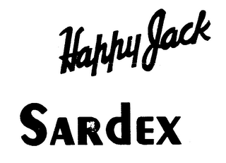 HAPPY JACK SARDEX logo