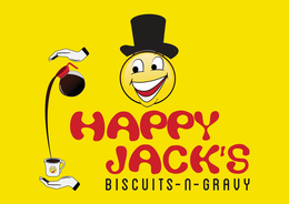 HAPPY JACK'S BISCUITS-N-GRAVY logo