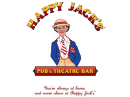 HAPPY JACK'S PUB & THEATRE BAR - YOU'RE ALWAYS AT HOME AND NEVER ALONE AT HAPPY JACK'S logo