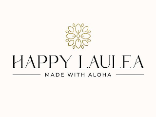 HAPPY LAULEA MADE WITH ALOHA logo