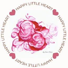 HAPPY LITTLE HEART HAPPY LITTLE HEART HAPPY LITTLE HEART HAPPY LITTLE HEART BY KON'S MERCH logo