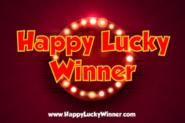 HAPPY LUCKY WINNER WWW.HAPPYLUCKYWINNER.COM logo