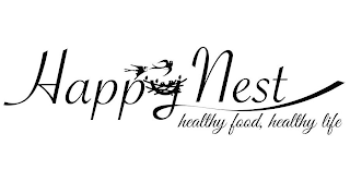 HAPPY NEST HEALTHY FOOD, HEALTHY LIFE logo