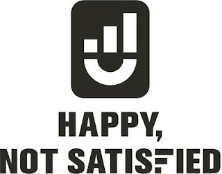 HAPPY, NOT SATISFIED logo