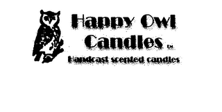 HAPPY OWL CANDLES HANDCAST SCENTED CANDLES logo