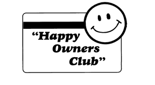 "HAPPY OWNERS CLUB" logo
