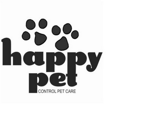 HAPPY PET CONTROL PET CARE logo