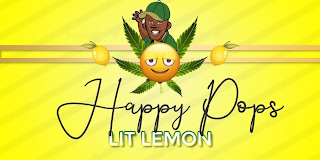 HAPPY POPS LIT LEMON logo