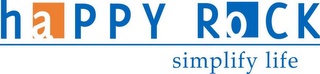 HAPPY ROCK SIMPLIFY LIFE logo