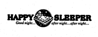 HAPPY SLEEPER GOODNIGHT AFTERNIGHT AFTERNIGHT logo