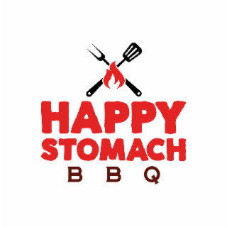 HAPPY STOMACH B B Q logo