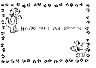 HAPPY TAILS DOG GROOMING logo