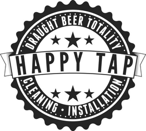 HAPPY TAP DRAUGHT BEER TOTALITY CLEANING INSTALLATION logo