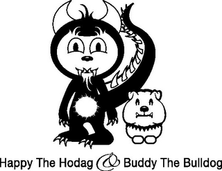 HAPPY THE HODAG & BUDDY THE BULLDOG logo