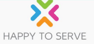 HAPPY TO SERVE logo