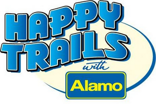 HAPPY TRAILS WITH ALAMO logo