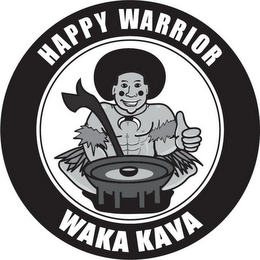 HAPPY WARRIOR WAKA KAVA logo