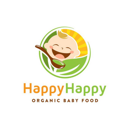 HAPPYHAPPY ORGANIC BABY FOOD logo