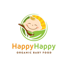 HAPPYHAPPY ORGANIC BABY FOOD logo