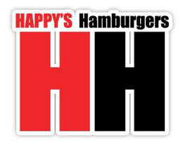 HAPPY'S HAMBURGERS HH logo