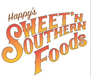 HAPPY'S SWEET 'N SOUTHERN FOODS logo