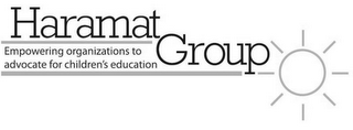 HARAMAT GROUP EMPOWERING ORGANIZATIONS TO ADVOCATE FOR CHILDREN'S EDUCATION logo