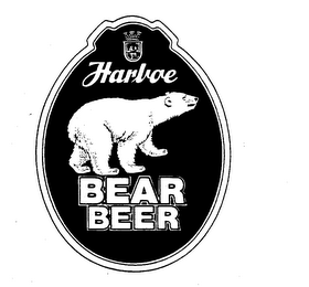 HARBOE BEAR BEER logo