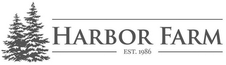 HARBOR FARM EST.1986 logo