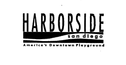 HARBORSIDE SAN DIEGO AMERICA'S DOWNTOWN PLAYGROUND logo