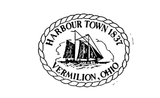 HARBOUR TOWN 1837 VERMILION, OHIO logo