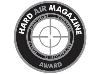HARD AIR MAGAZINE AWARD USABILITY QUALITY VALUE PERFORMANCE logo