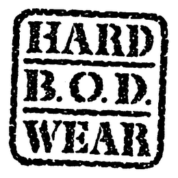 HARD B.O.D. WEAR logo